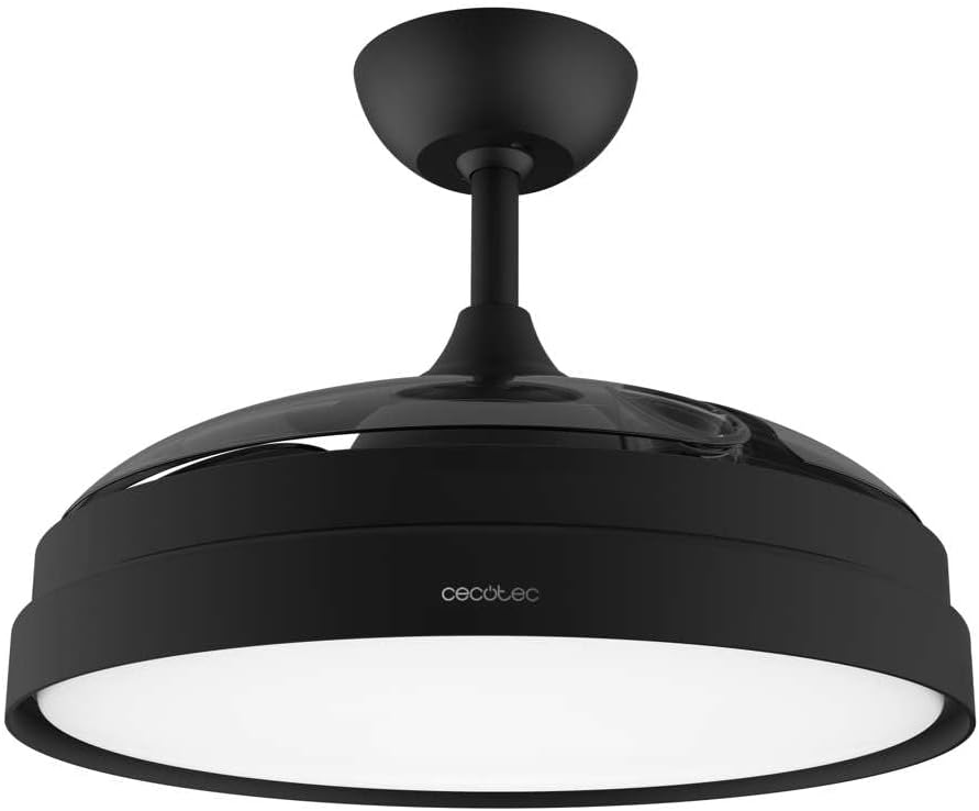 ENERGYSILENCE 4280 CEILING FAN BLACK,106CM, 3 HIDDEN BL