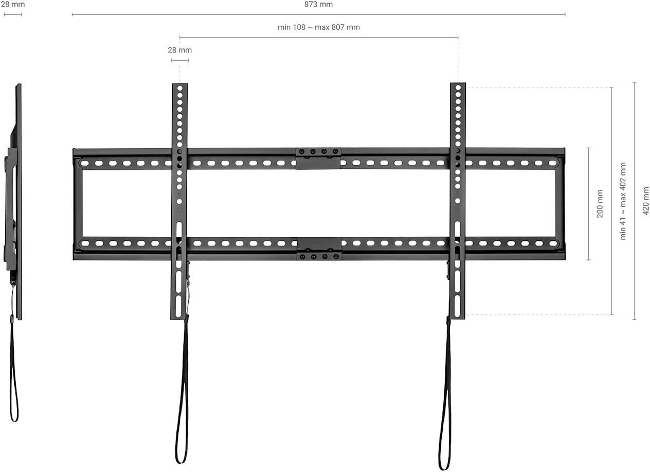 AISENS BRACKET TV 37-65IN FLAT