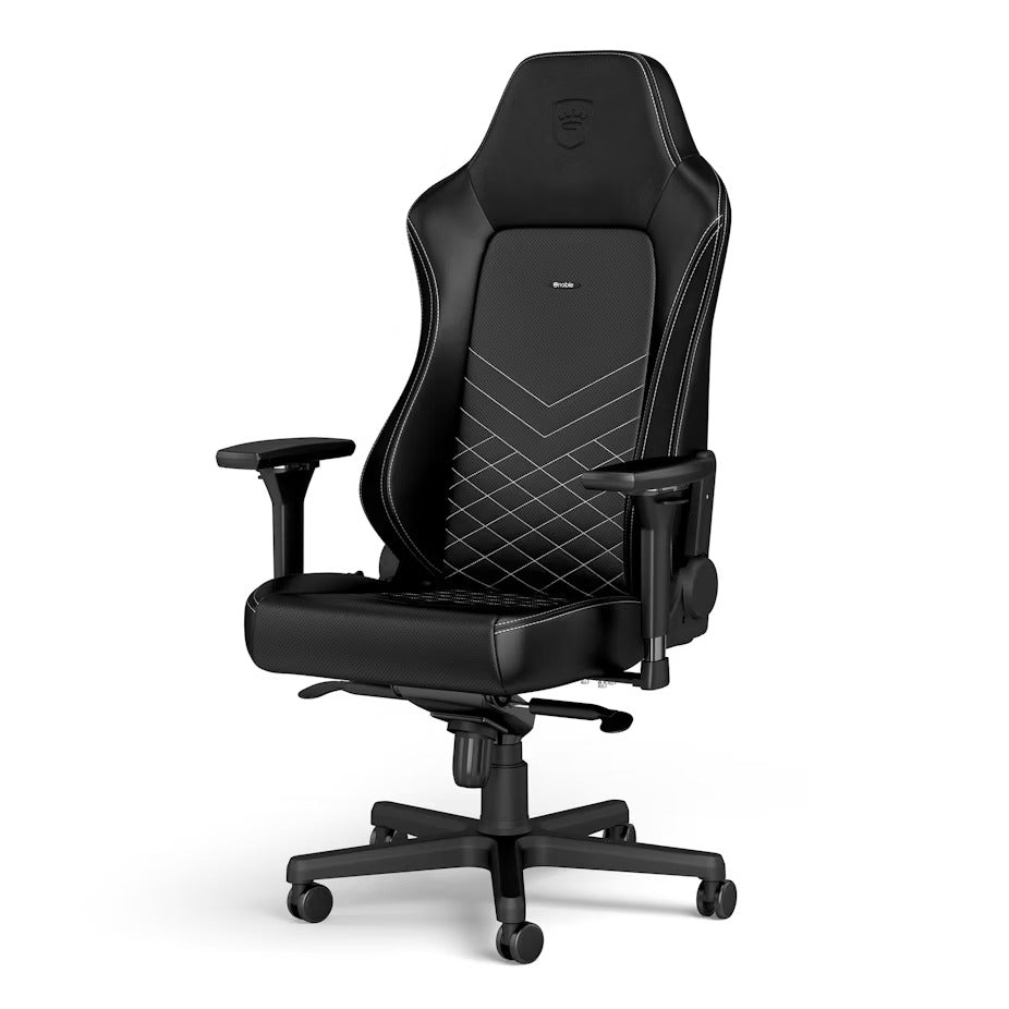HERO GAMING CHAIR BLACK PLATINUM WHITE