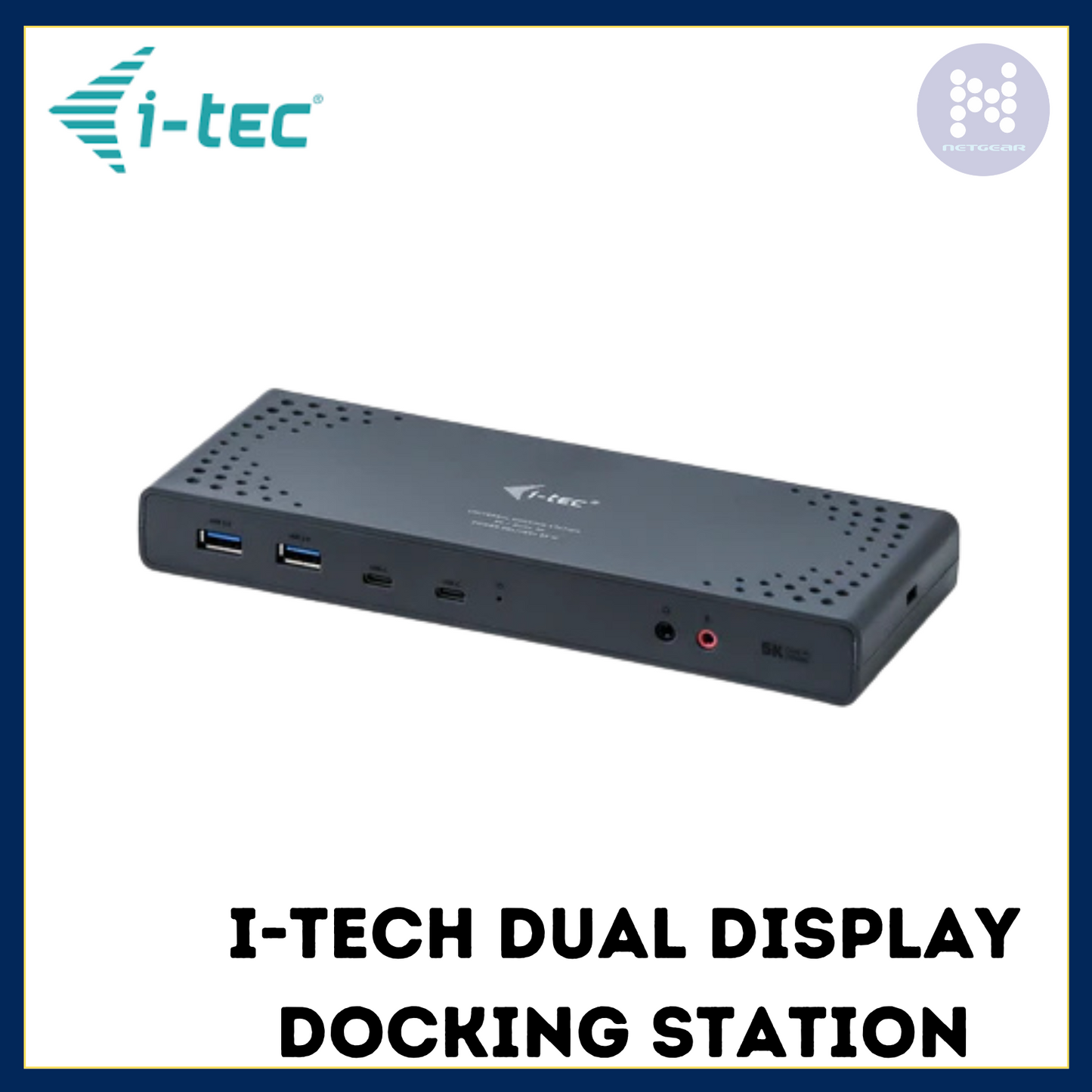 I-TECH DUAL DISPLAY DOCKING STATION. USB 3.0/USB-C/HDMI/DP/ETHERNET