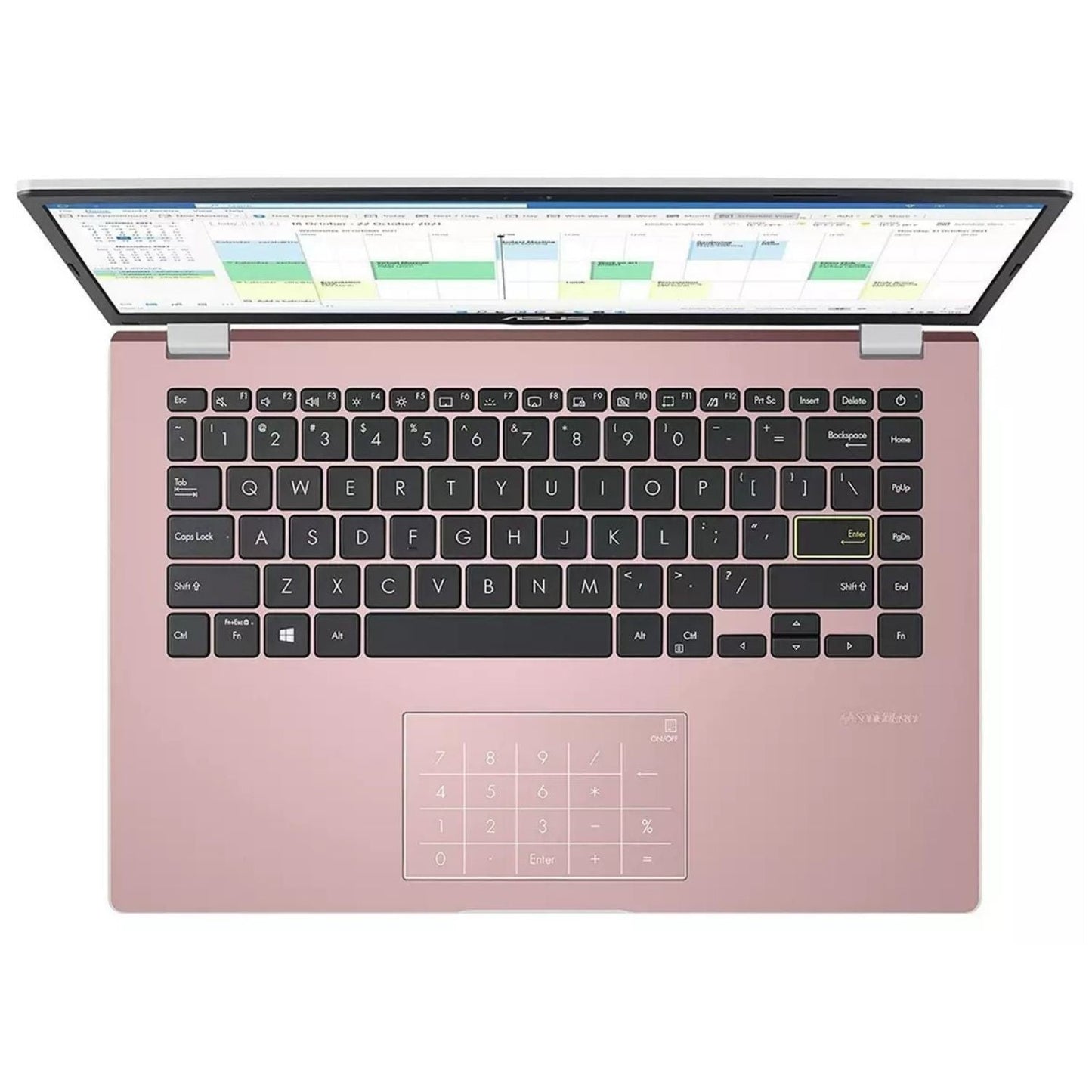 ASUS VIVO GO 14 INTEL N4500 4GB 128SSD PINK WIN11S