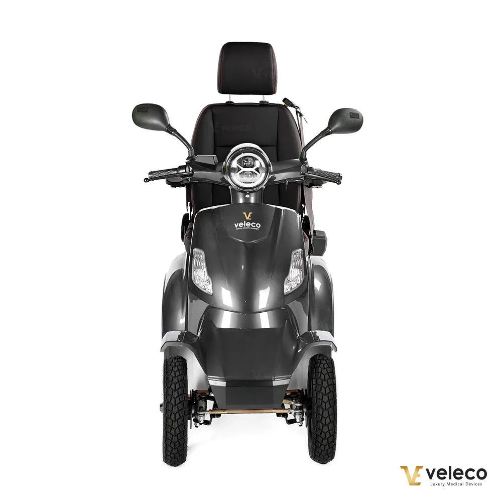 FASTER GREY CAPTAIN SEAT 4 SOLID WHEELS GEL BATTERY