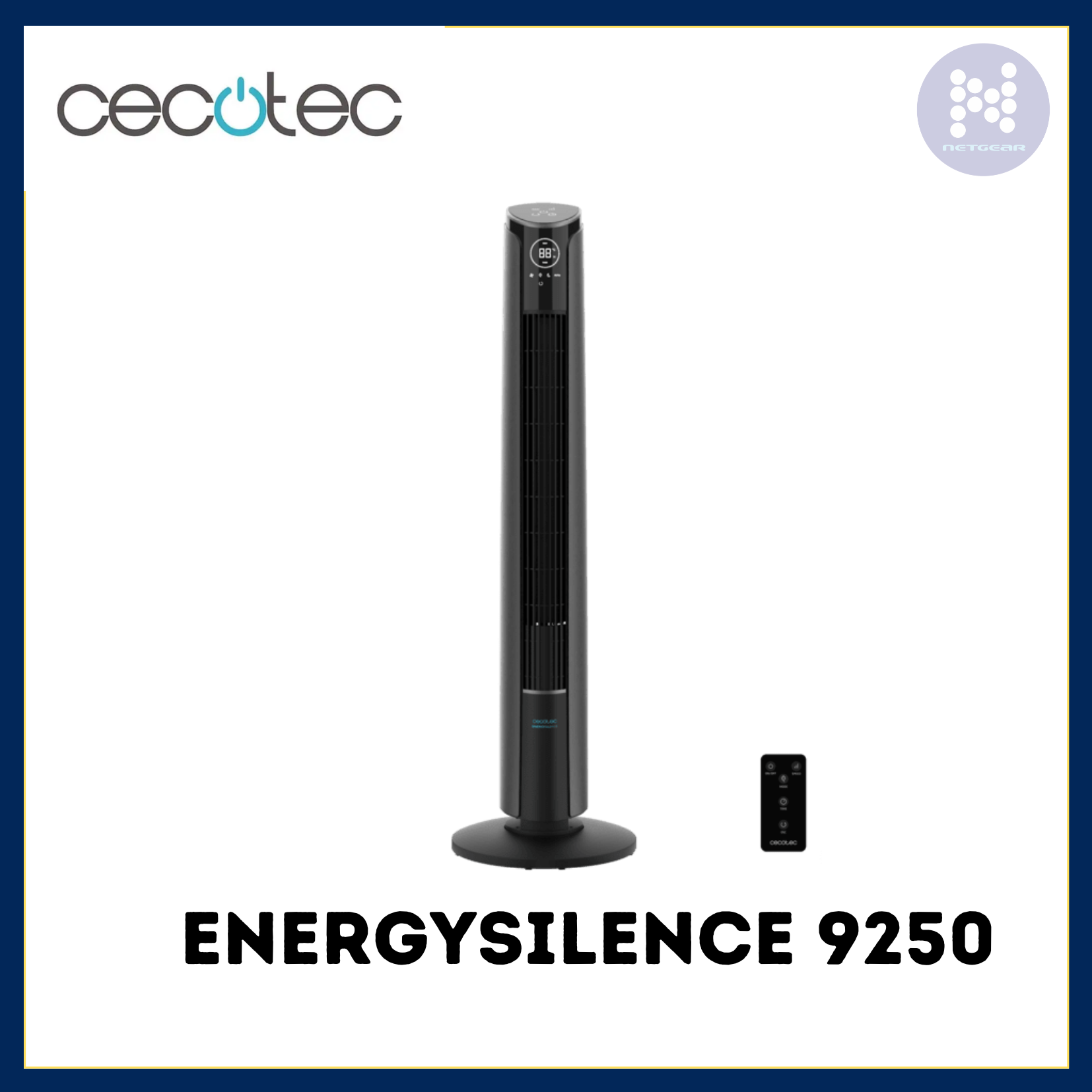 Cecotec Torenventilator EnergySilence 9250 Skyline Smart Tilt van 42, 45 W, Touch LED-scherm, Afstandsbediening, 3 Snelheden, 4 Modi, Timer, Verstelbare Kanteling, Oscillatie Cecotec Torenventilator EnergySilence 9250 Skyline Smart Tilt van 42, 45 W, Touch LED-scherm, Afstandsbediening, 3 Snelheden, 4 Modi, Timer, Verstelbare Kanteling, Oscillatie