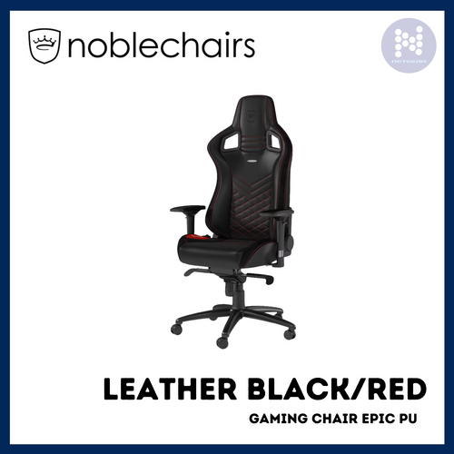 EPIC PU LEATHER GAMING CHAIR BLACK BLUE
