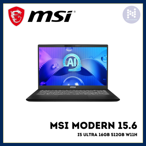 MSI 15.6 I5 ULTRA 16GB DDR5 512SSD W11H