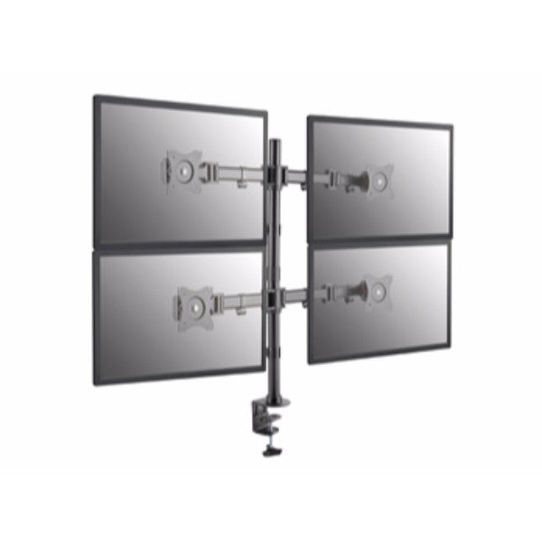 13-27" Articulating Quad Monitor Desk Mount Bracket"