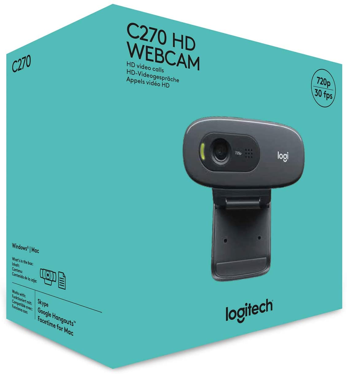 LOGITECH C270 HD WEBCAM
