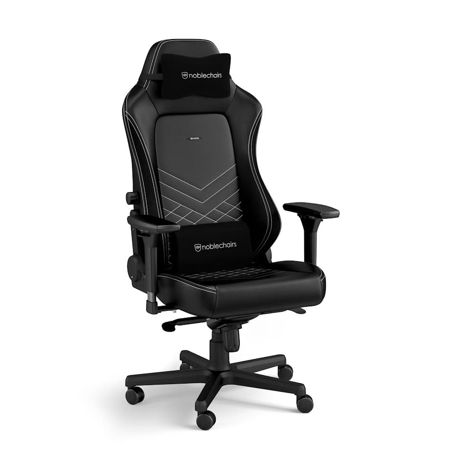 HERO GAMING CHAIR BLACK PLATINUM WHITE