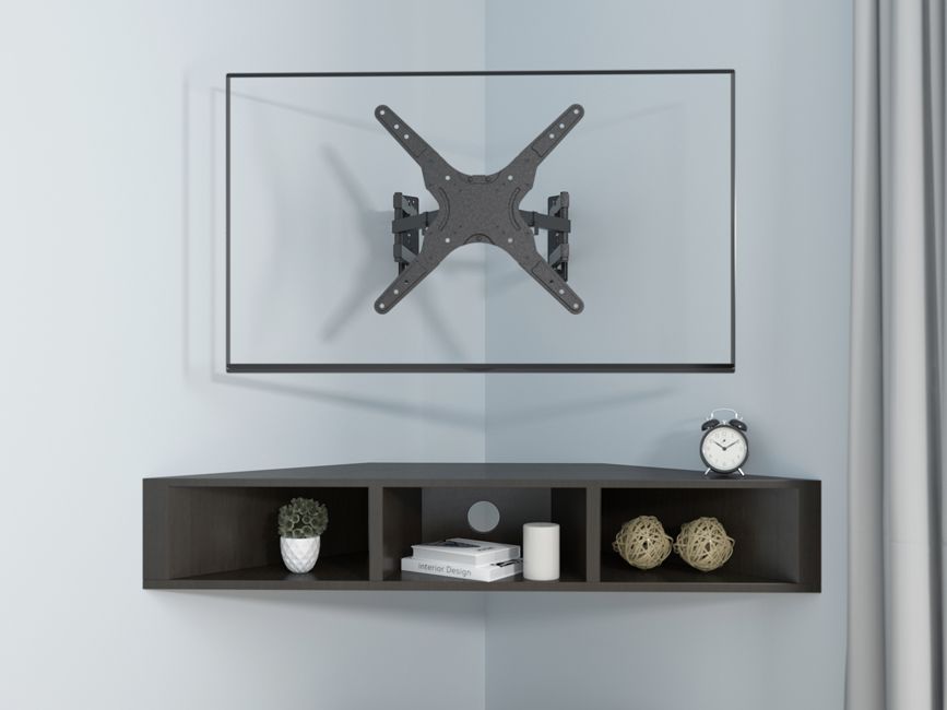 EQUIP FULL MOTION CORNER TV WALLMOUNT 23"-55"