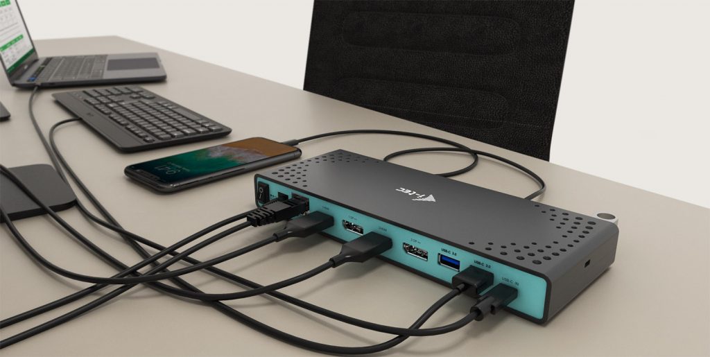 I-TECH DUAL DISPLAY DOCKING STATION. USB 3.0/USB-C/HDMI/DP/ETHERNET