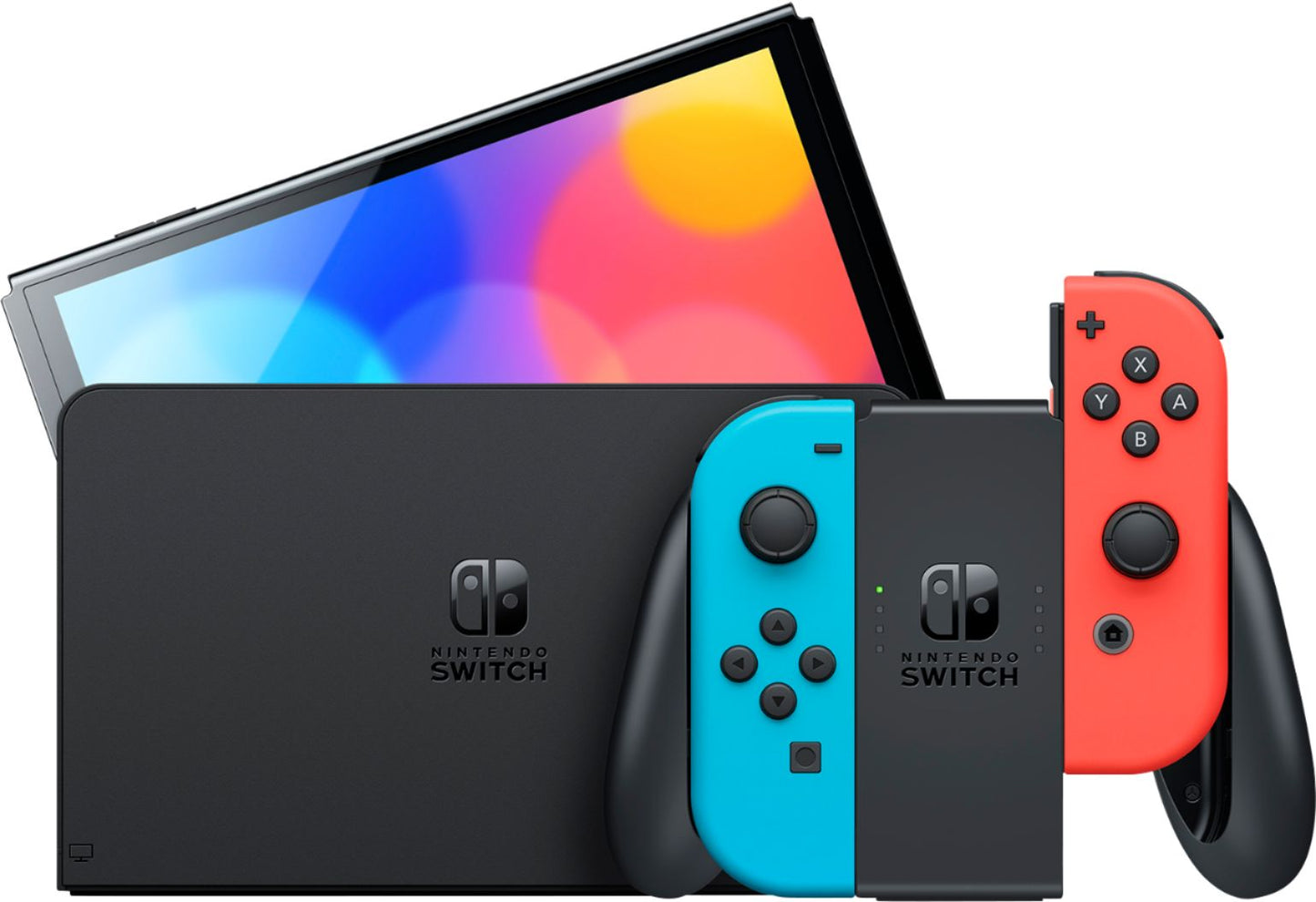 NINTENDO SWITCH OLED NEON BLUE & RED