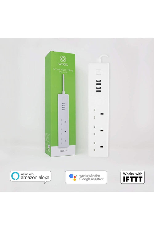 TUYA 1.8M 3 SOCKETS+4 USB SMART MULTIPLUG