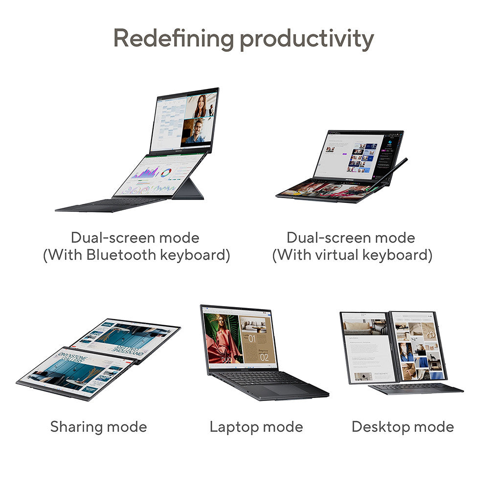 ASUS ZENBOOK OLED DUO TOUCHSCREEN 14 I9ULTRA 32GB 2TB W11PRO