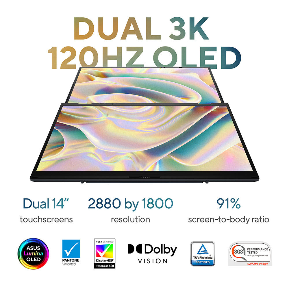 ASUS ZENBOOK OLED DUO TOUCHSCREEN 14 I9ULTRA 32GB 2TB W11PRO