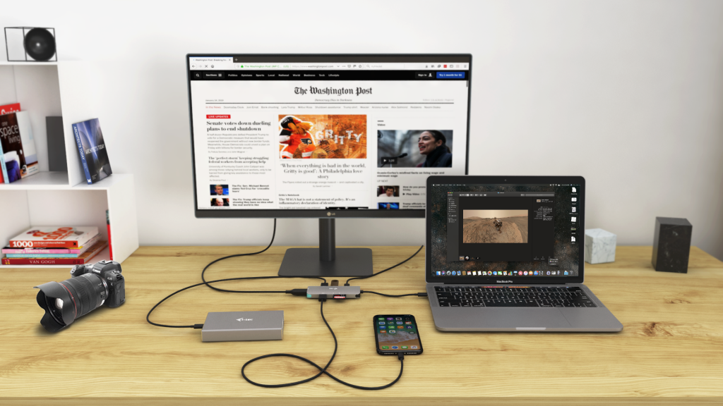 I-TEC USB-C METAL DOCK 4K HDMI 3XUSB-A USB-C PD