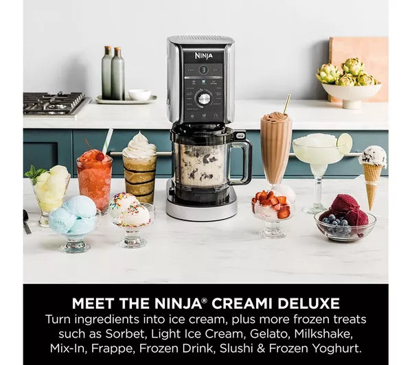 NINJA CREAMI ICE CREAM DELUXE 10 IN 1