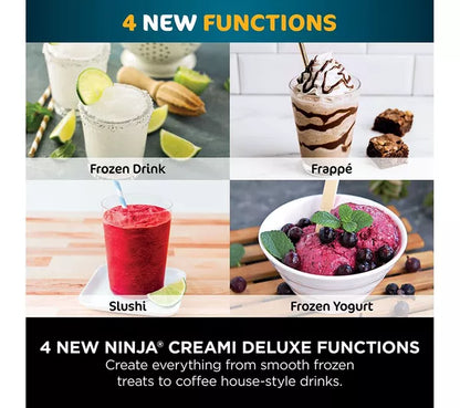 NINJA CREAMI ICE CREAM DELUXE 10 IN 1