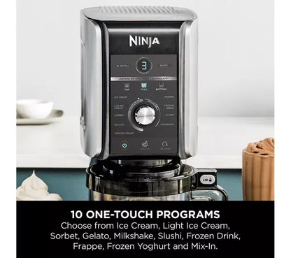 NINJA CREAMI ICE CREAM DELUXE 10 IN 1