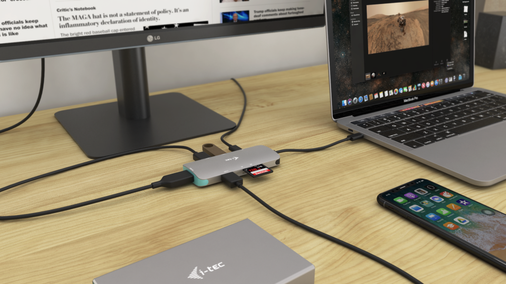 I-TEC USB-C METAL DOCK 4K HDMI 3XUSB-A USB-C PD