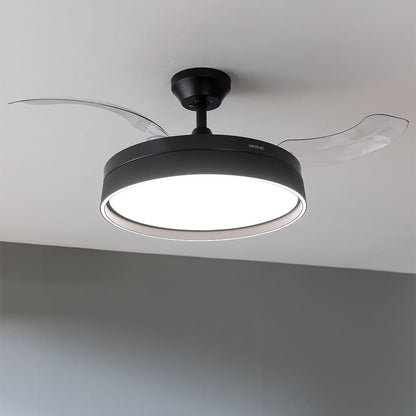 ENERGYSILENCE 4280 CEILING FAN BLACK,106CM, 3 HIDDEN BL