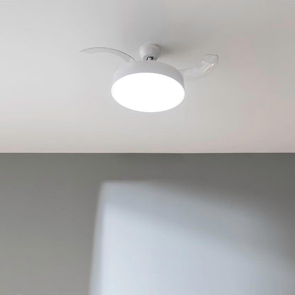 ENERGYSILENCE 4280 CEILING FAN WHITE,106CM, 3 HIDDEN BL