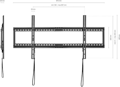AISENS BRACKET TV 37-65IN FLAT