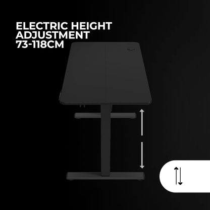 MARS GAMING DESK ELECTRIC BLACK 110 X 60