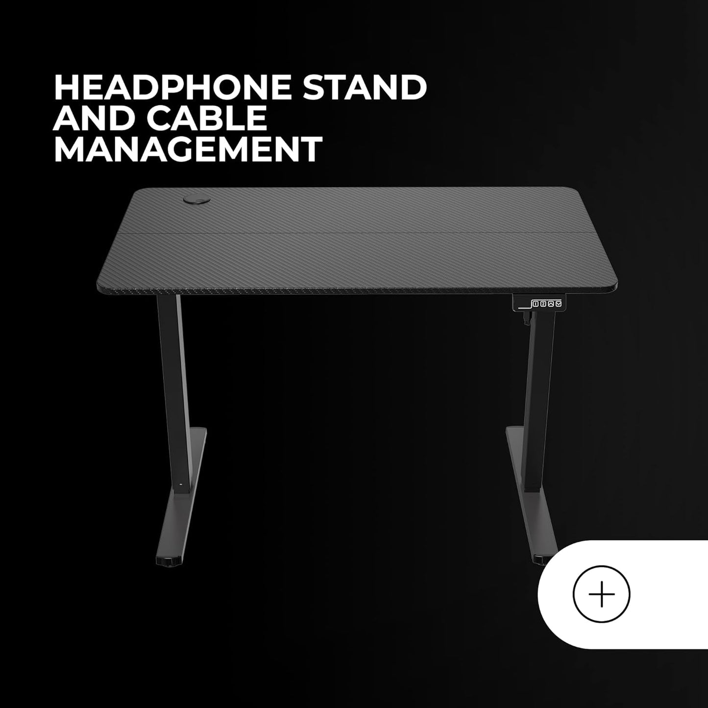 MARS GAMING DESK ELECTRIC BLACK 110 X 60