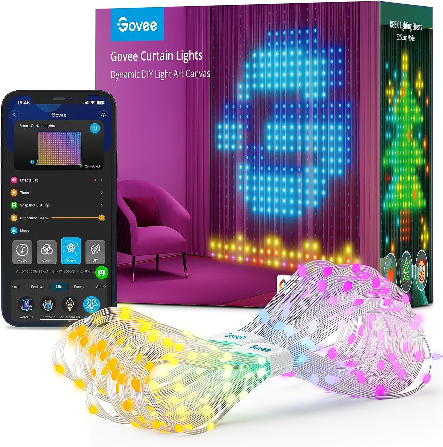 GOVEE CURTAIN LIGHTS