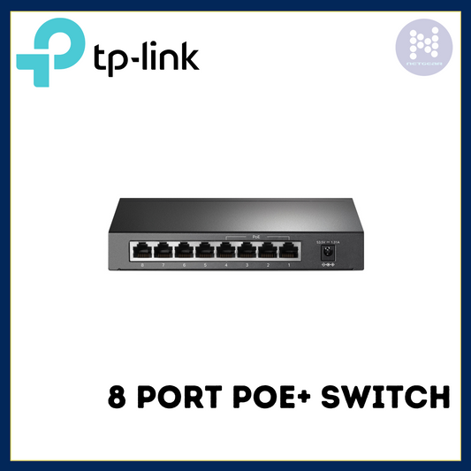 8 Port PoE+ Switch