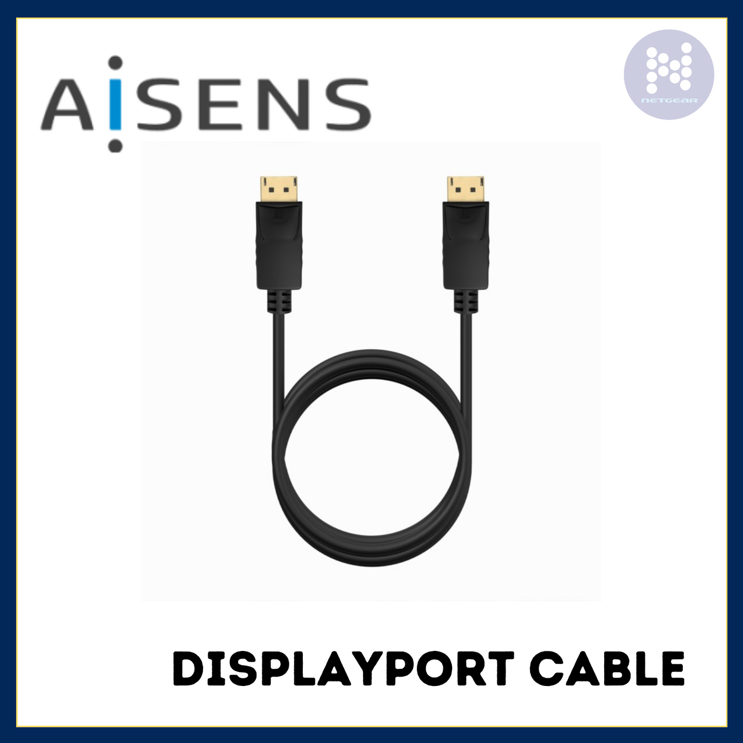 DisplayPort cable 2m Aisens