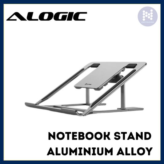 Alogic Notebook Stand - Desk Aluminium Alloy Space Gray