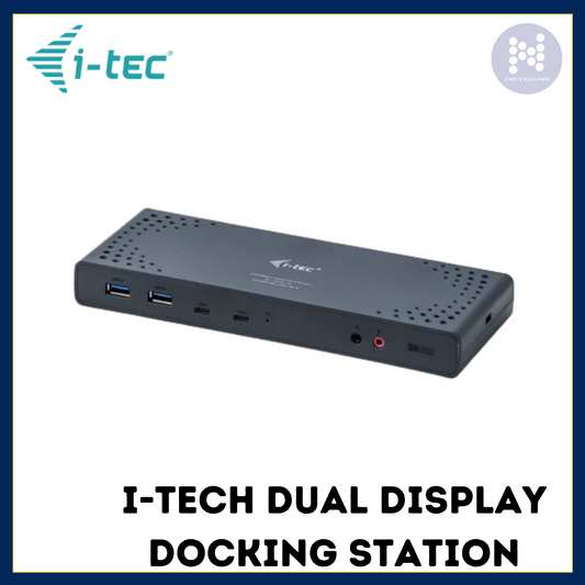 I-TECH DUAL DISPLAY DOCKING STATION. USB 3.0/USB-C/HDMI/DP/ETHERNET