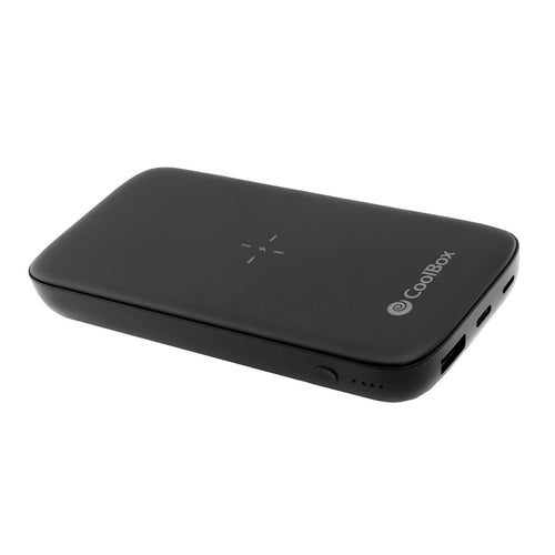 COOLBOX POWERBANK QI 10000MAH BLACK