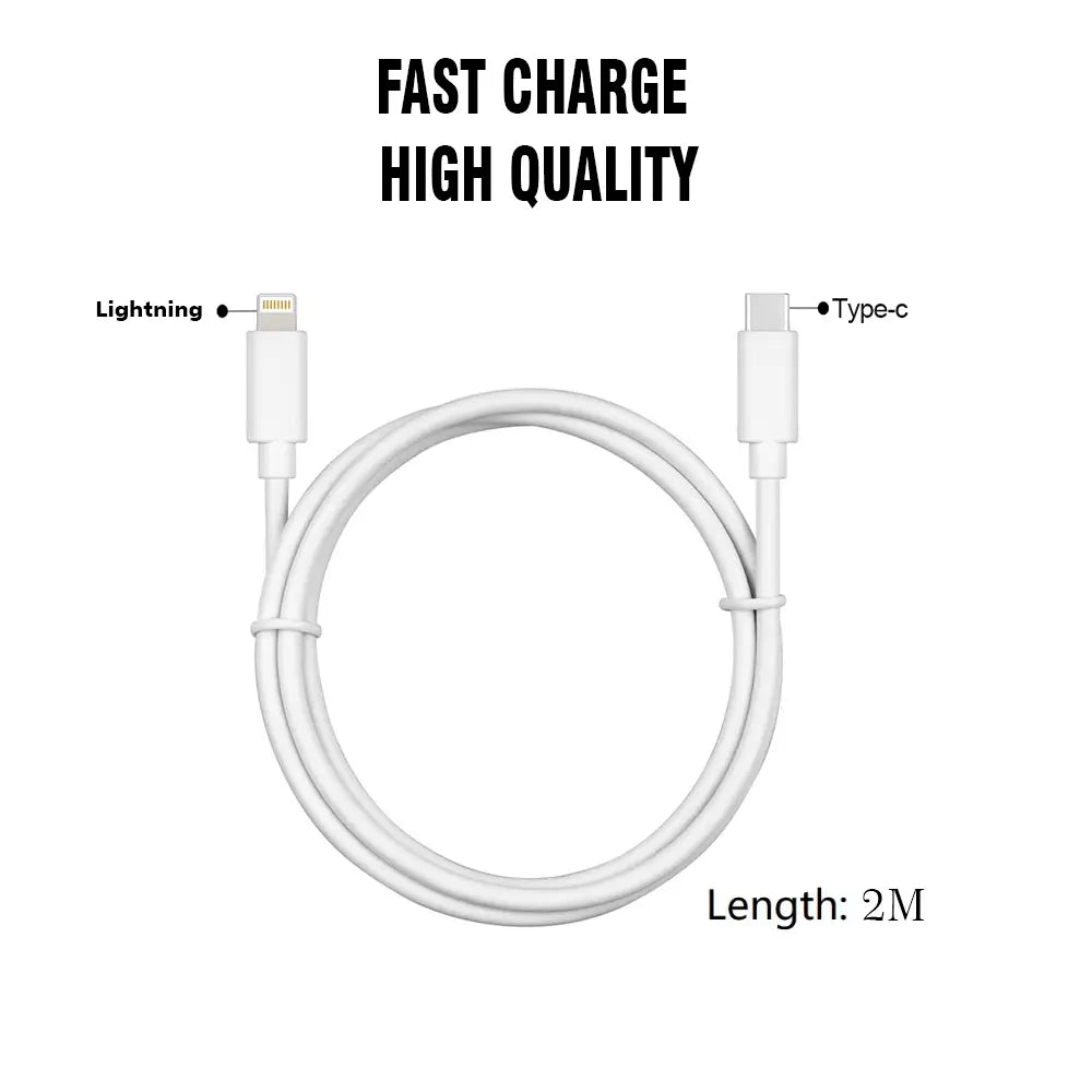 IGO 2M LIGHTNING CABLE TO USB-C