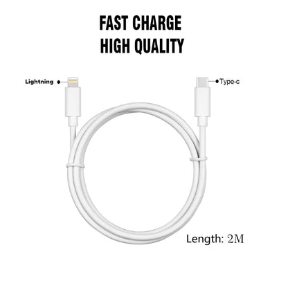 IGO 2M LIGHTNING CABLE TO USB-C