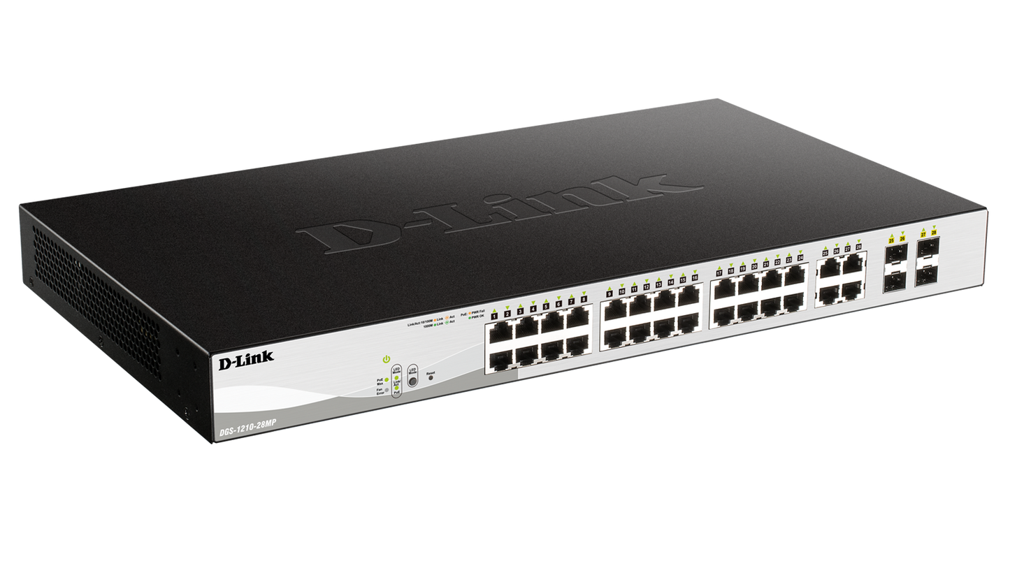 24 Ports Manageable POE switch Gigabit rack mountable