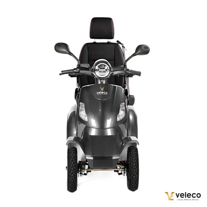 FASTER GREY CAPTAIN SEAT 4 SOLID WHEELS GEL BATTERY