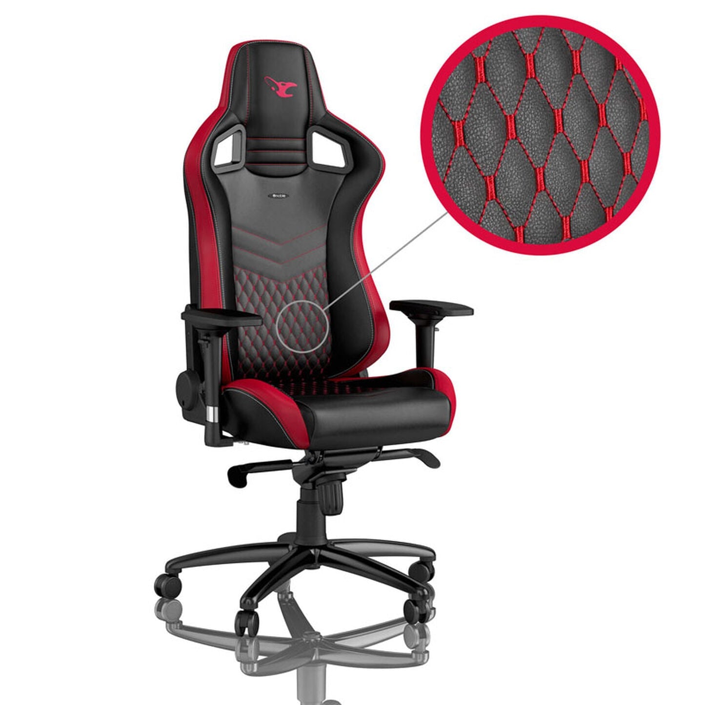 HERO GAMING CHAIR MOUSESPORTS BLACK-RED