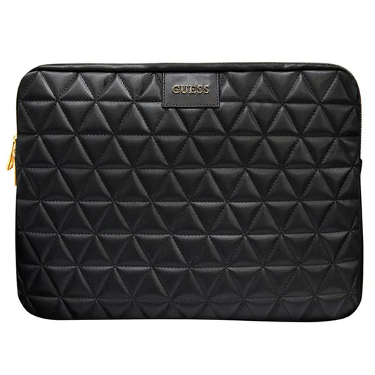Guess PU Quilted 4G Metal Logo Laptop Sleeve 13/14" BK