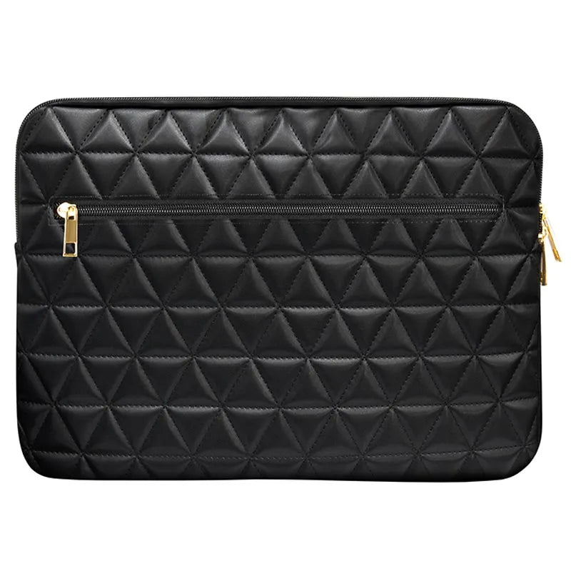 Guess PU Quilted 4G Metal Logo Computer Bag 15/16 Black