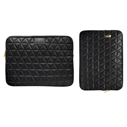 Guess PU Quilted 4G Metal Logo Computer Bag 15/16 Black
