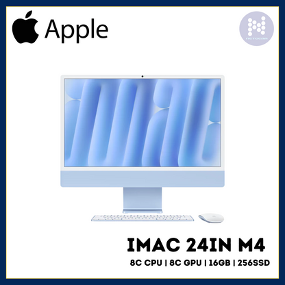 IMAC 24IN M4 8C CPU 8C GPU 16GB 256SSD BLUE