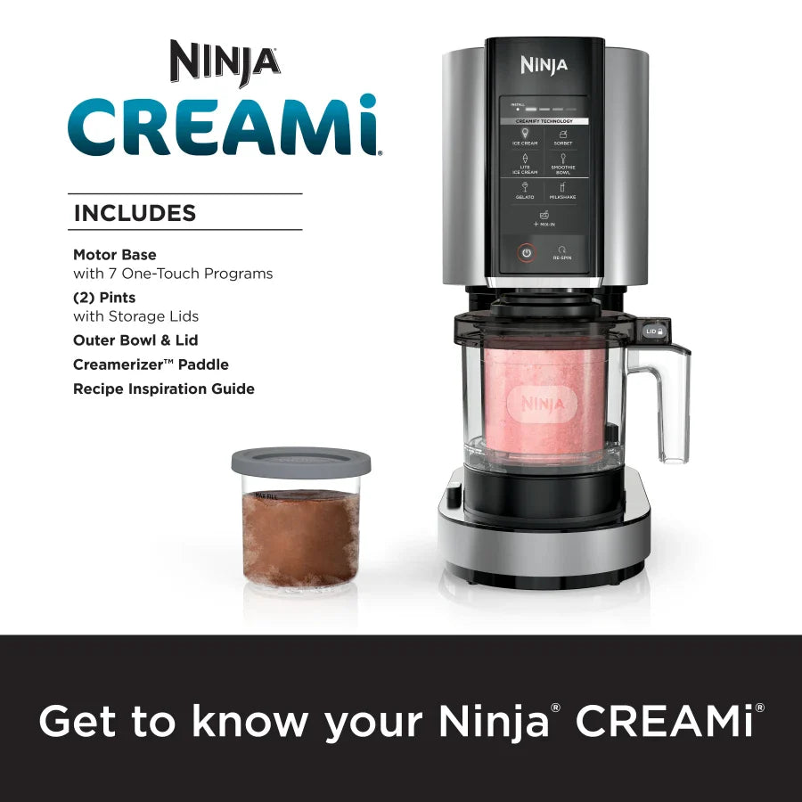NINJA CREAMI ICE CREAM DELUXE 7 IN 1