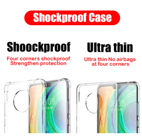 Shockproof transparent case Samsung M21