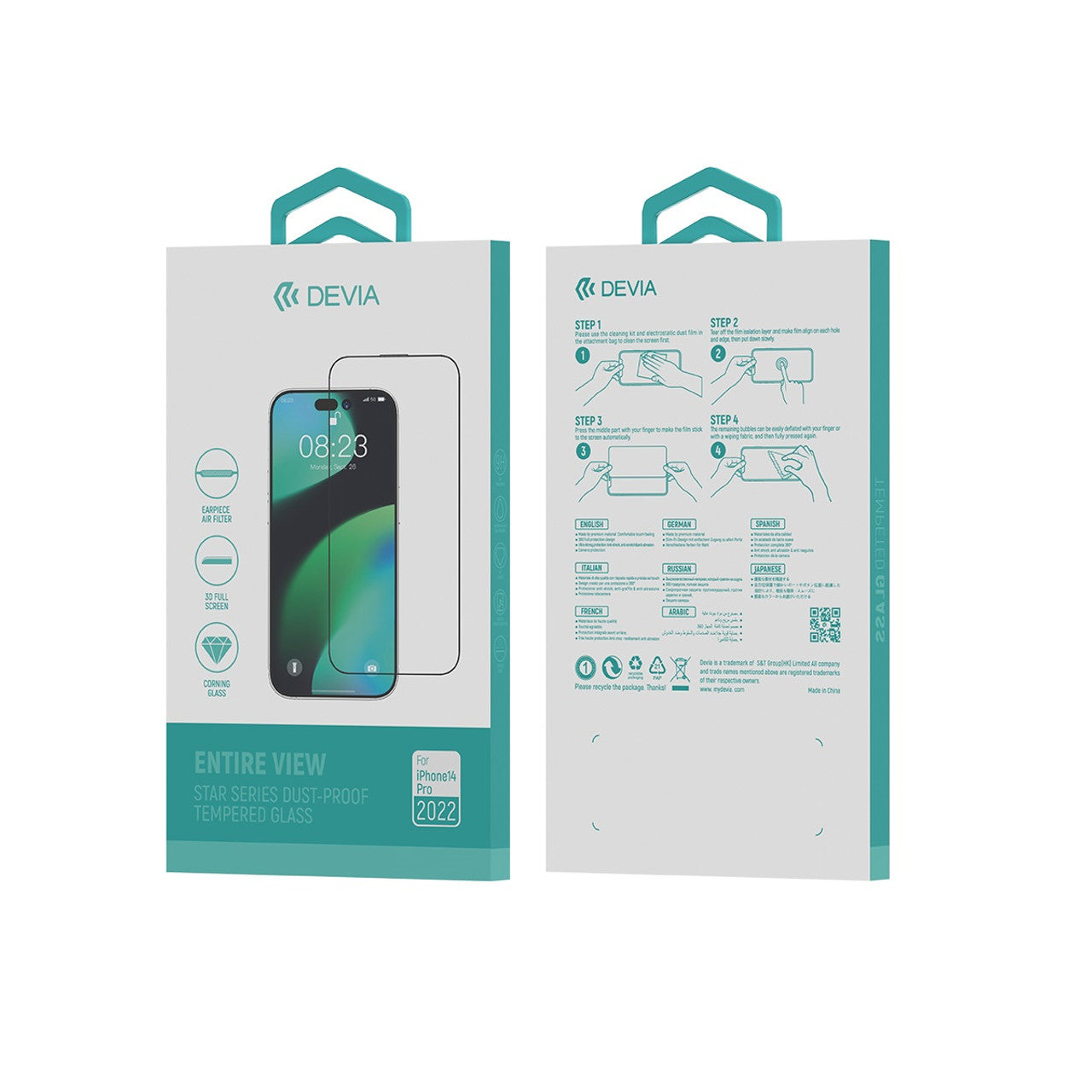 DEVIA TEMPERED GLASS IPHONE 15 PLUS