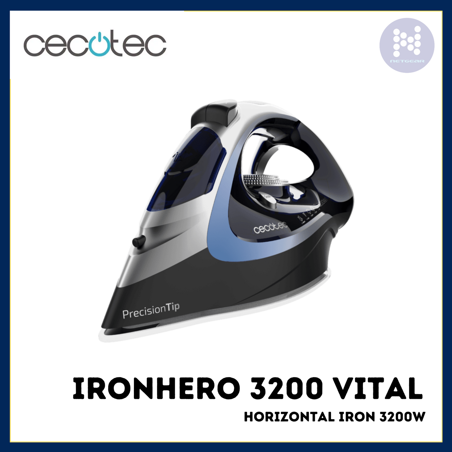 CECOTEC IRONHERO 3200 VITAL HORIZONTAL IRON 3200W