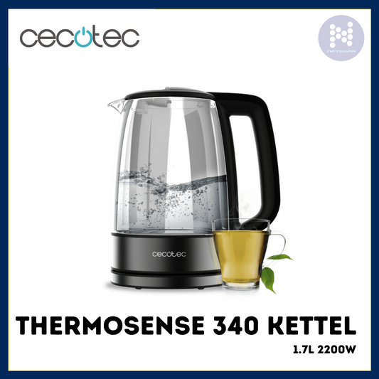 CECOTEC THERMOSENSE 340 CLEAR KETTEL 1.7L 2200W
