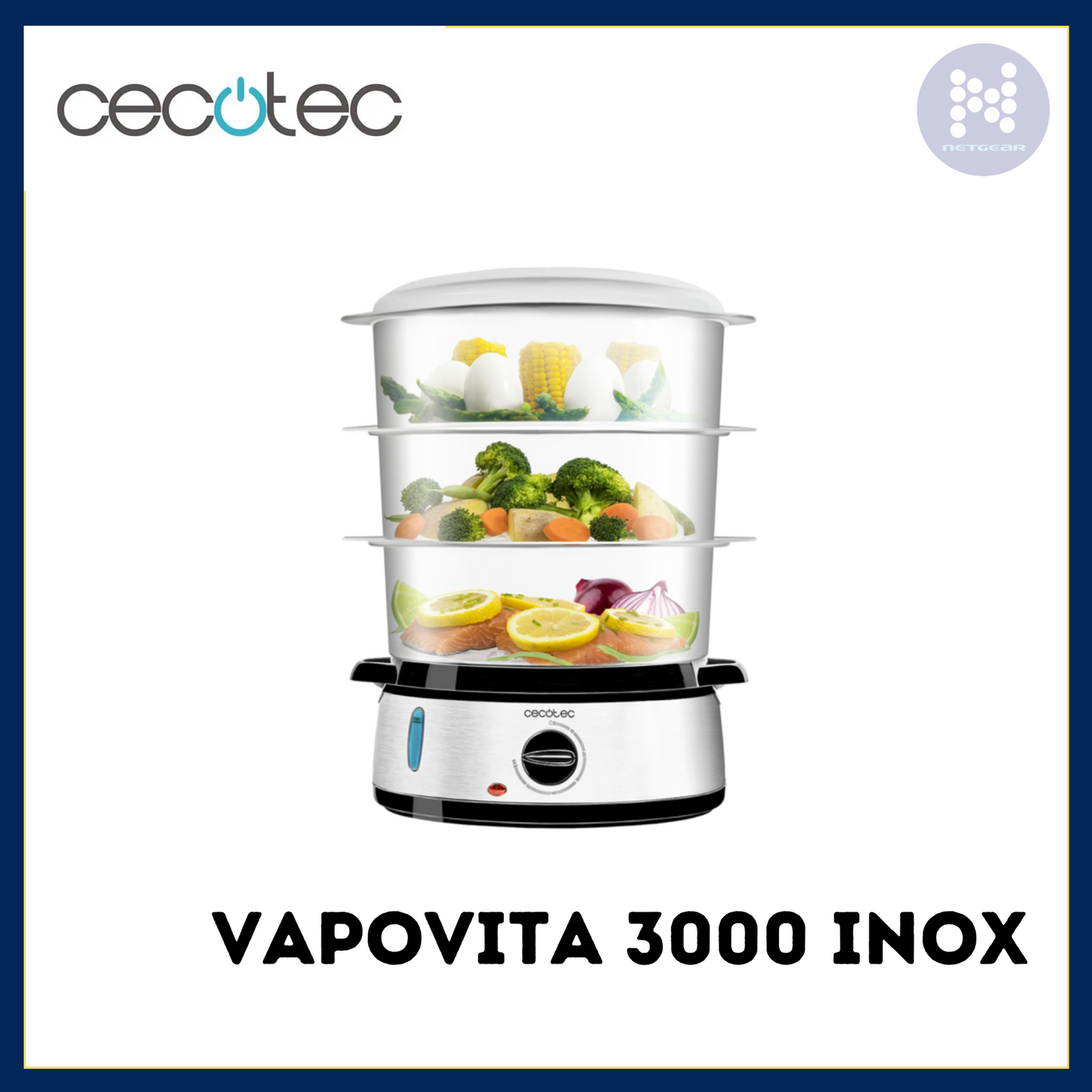 CECOTEC VAPOVITA 3000 INOX