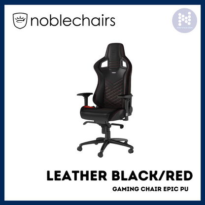 EPIC PU LEATHER GAMING CHAIR BLACK BLUE